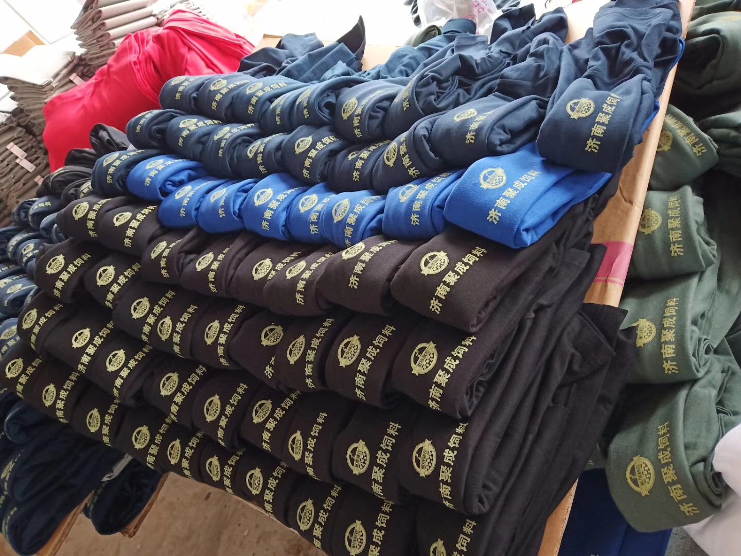 濟(jì)南聚成飼料定制T恤